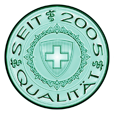 Siegel für Schweizer Qualität im Schreibbüro seit 2005